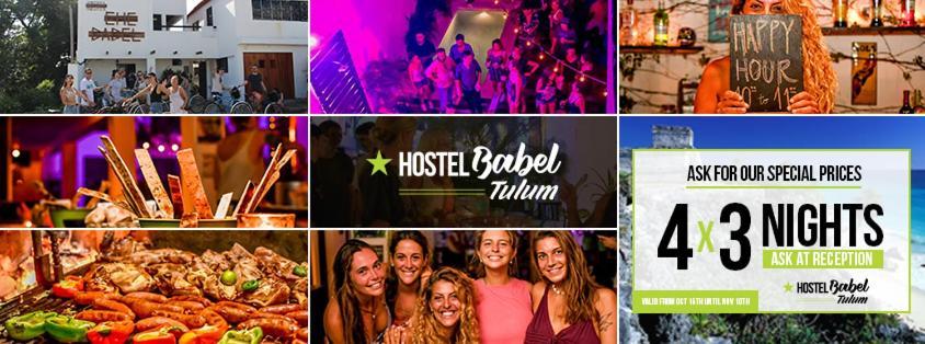 Hostel Babel ตูลุม ภายนอก รูปภาพ